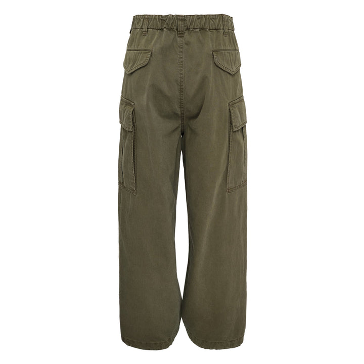 Combined Denim Cargo Pants