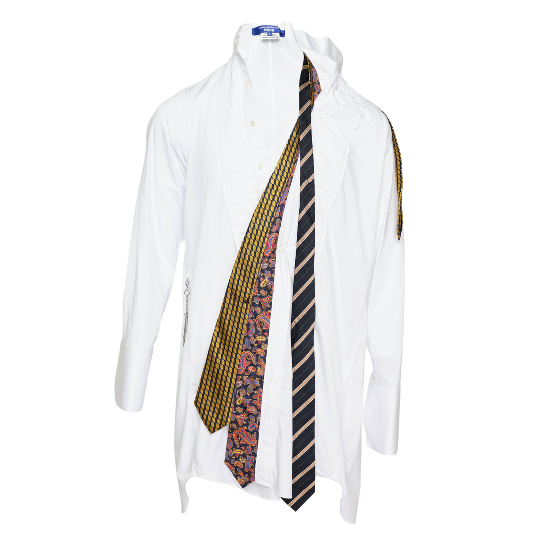 Junya Watanabe Off-White Statement Lapel Shirt – Available at Club 21, Official Retailer in Singapore, Malaysia & Thailand with Global Shipping Online