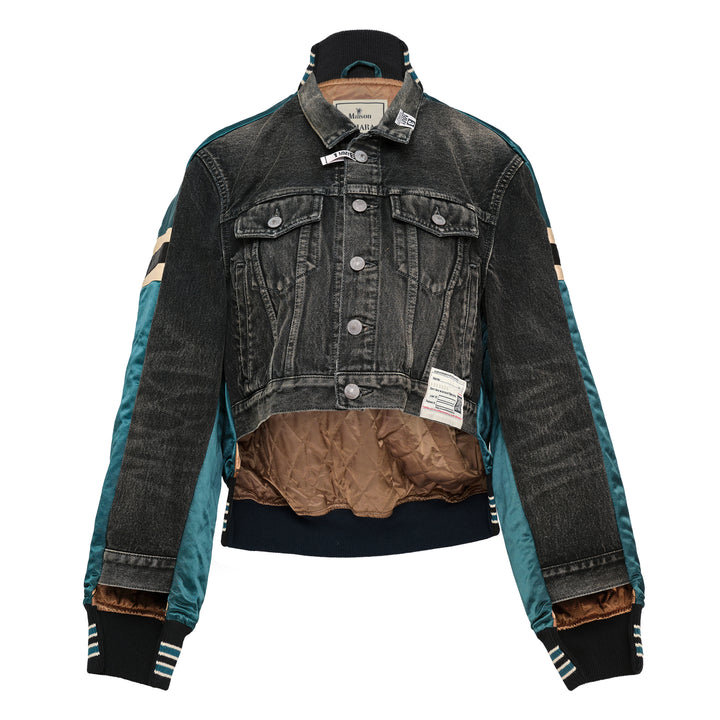 Combined Denim Stadium Blouson