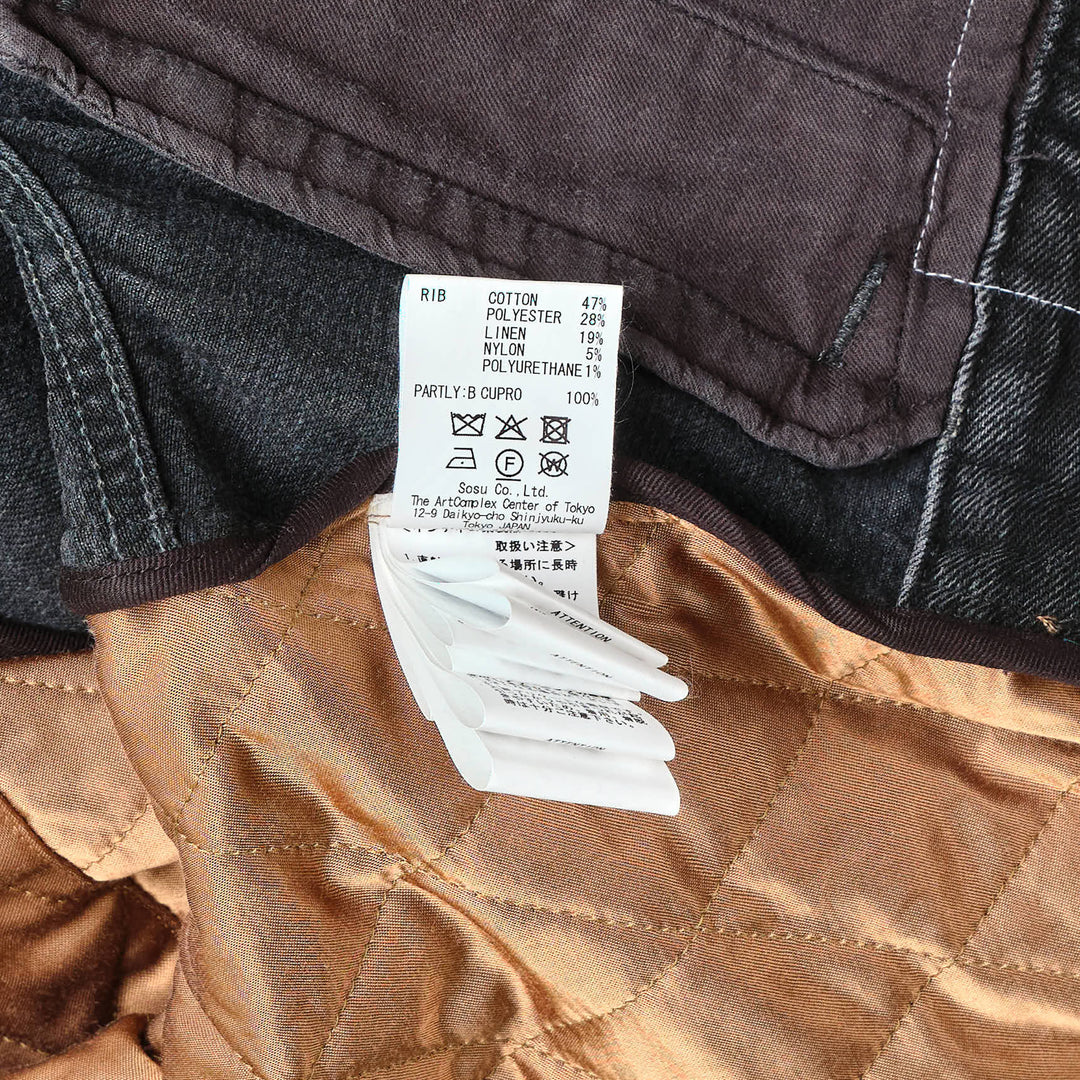 Combined Denim Stadium Blouson
