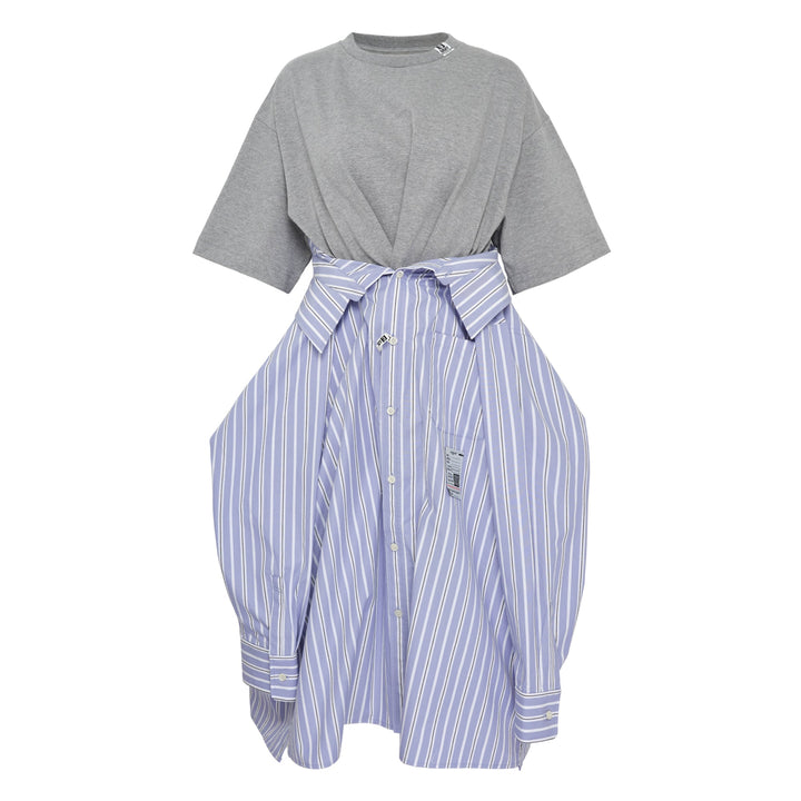 Combined Tee x Shirts Dress