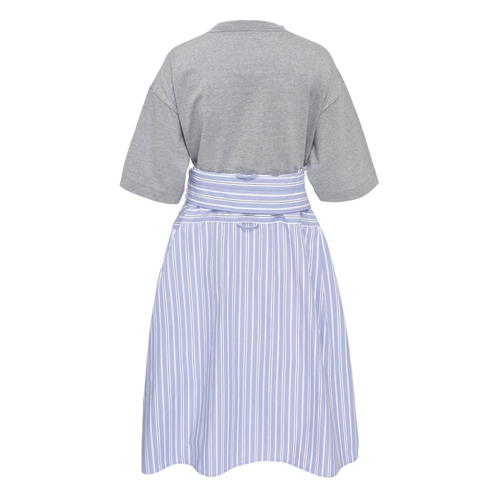 Combined Tee x Shirts Dress