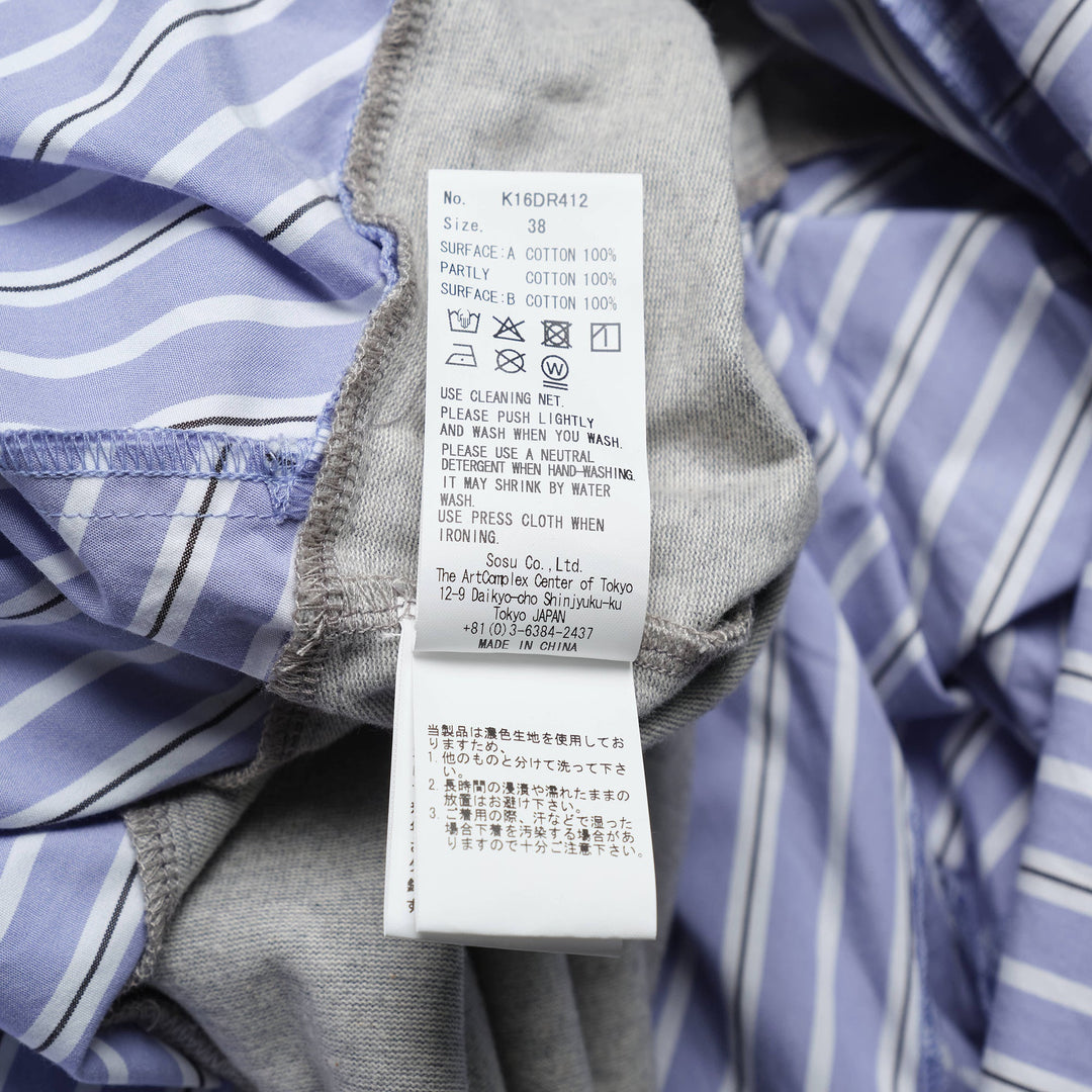Combined Tee x Shirts Dress
