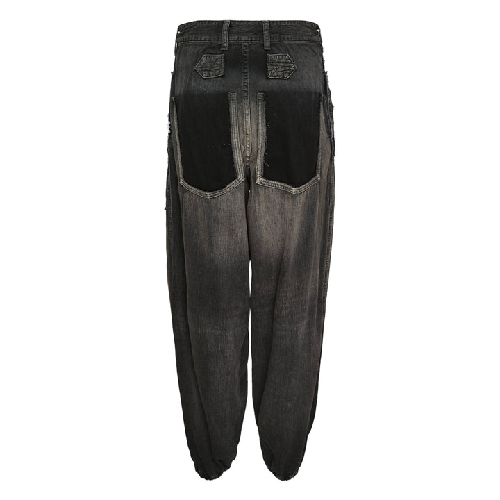 Cut Off Denim Pants