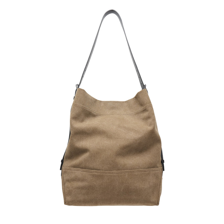 Belted Tote Bag Heavy Cotton