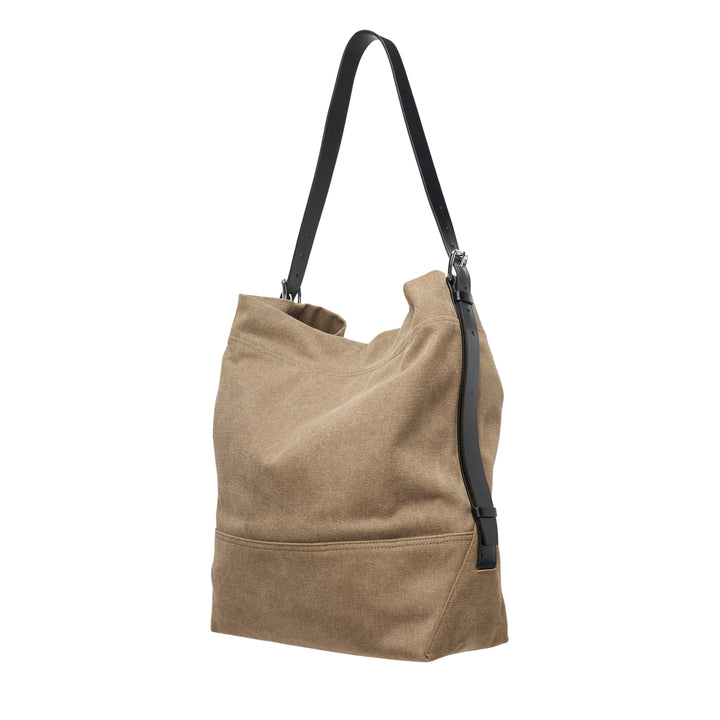 Belted Tote Bag Heavy Cotton
