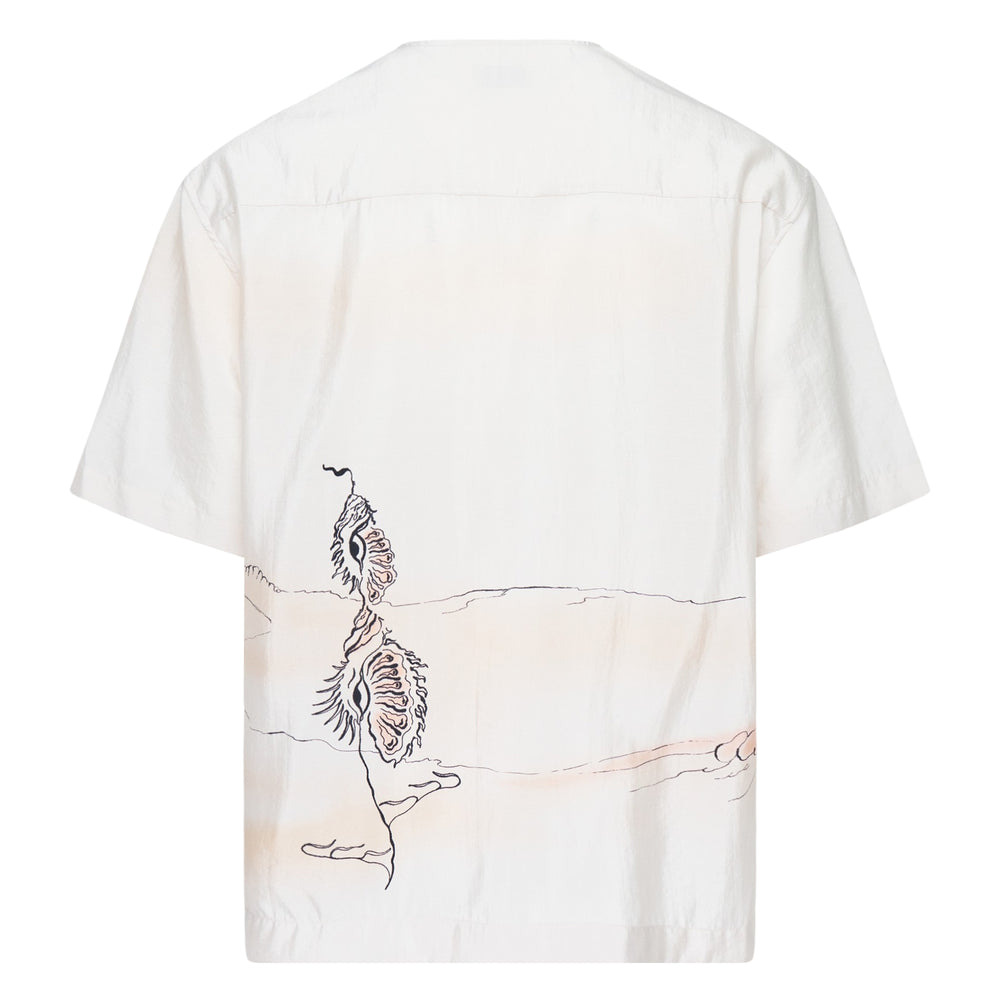 LEMAIRE Button Neck Top Shell Printed – Available at Club 21, Official Retailer in Singapore, Malaysia & Thailand with Global Shipping Online