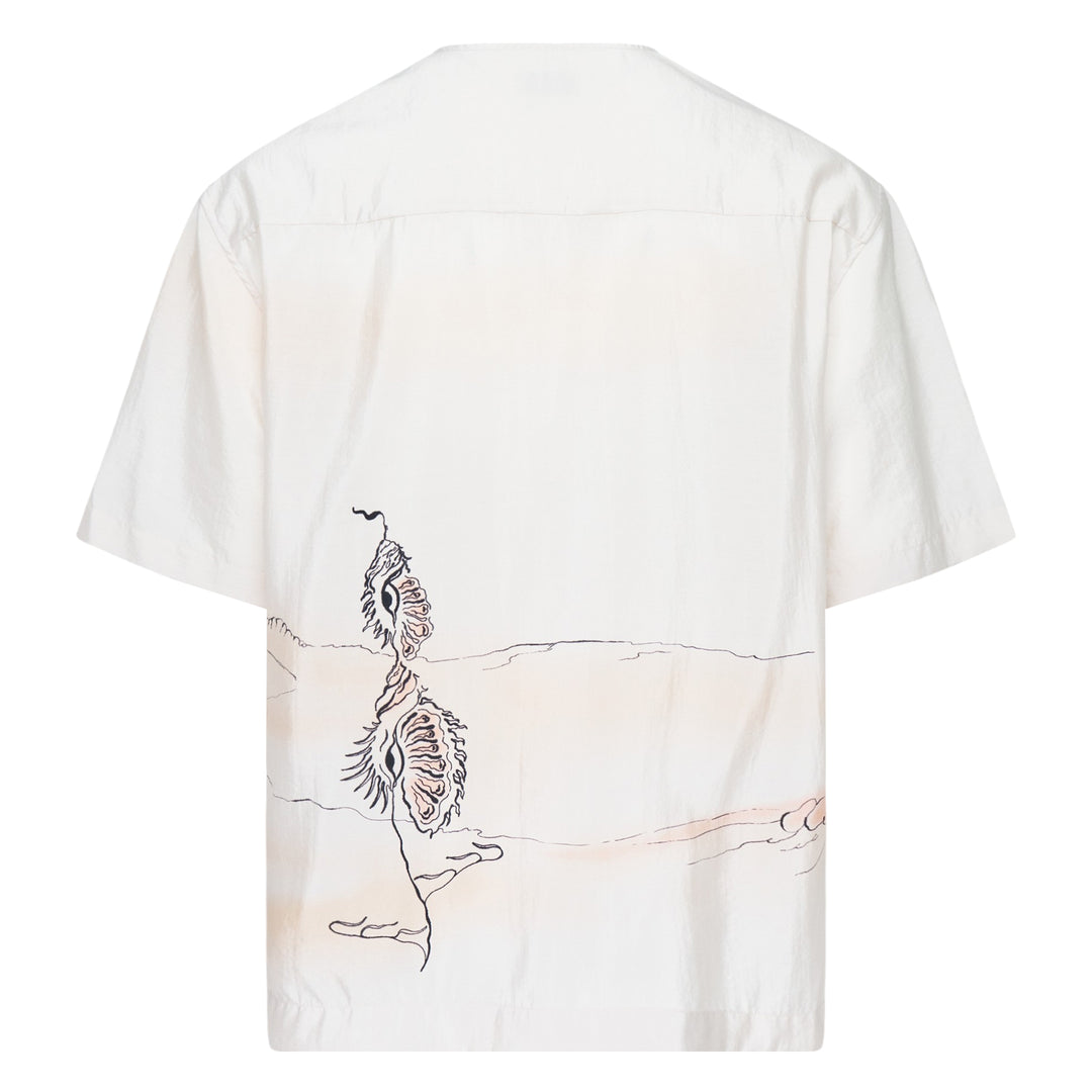 LEMAIRE Button Neck Top Shell Printed – Available at Club 21, Official Retailer in Singapore, Malaysia & Thailand with Global Shipping Online