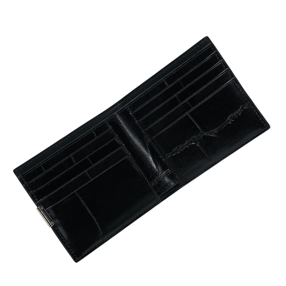 Soft Tab Bifold Croco Embossed