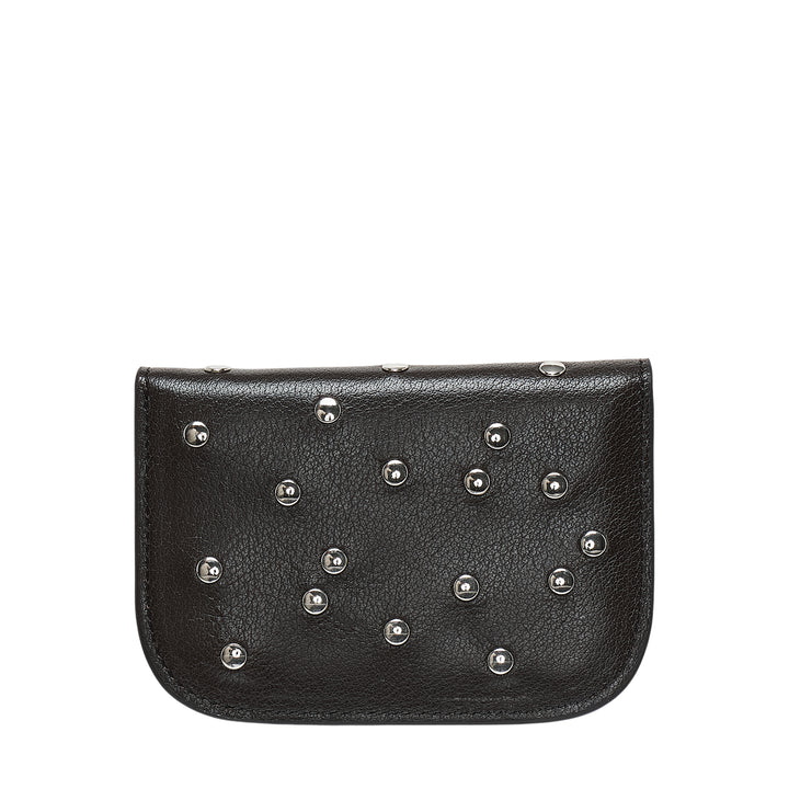 Soft Tab Studded Card Holder