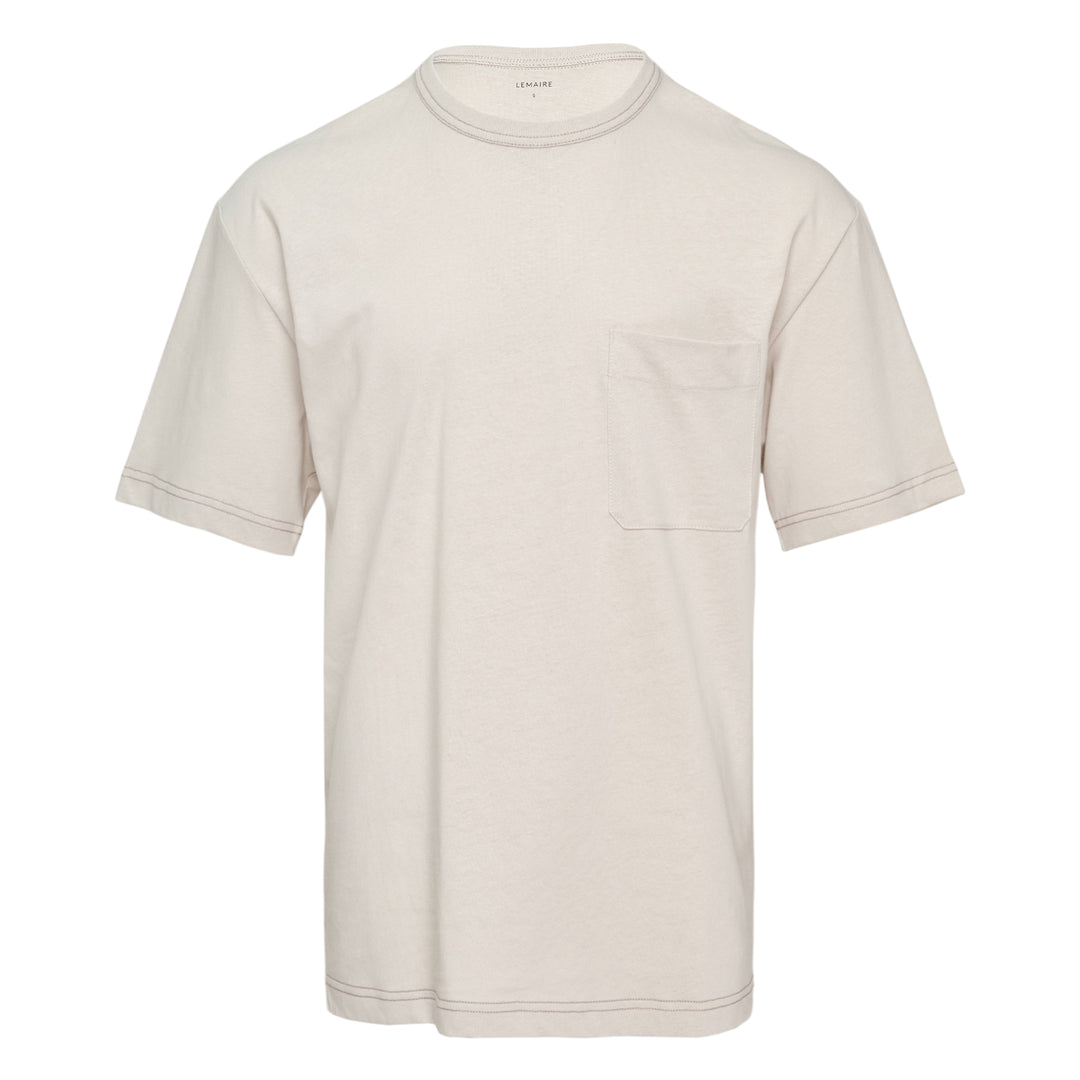 LEMAIRE Boxy Heavy Cotton T-Shirt – Available at Club 21, Official Retailer in Singapore, Malaysia & Thailand with Global Shipping Online