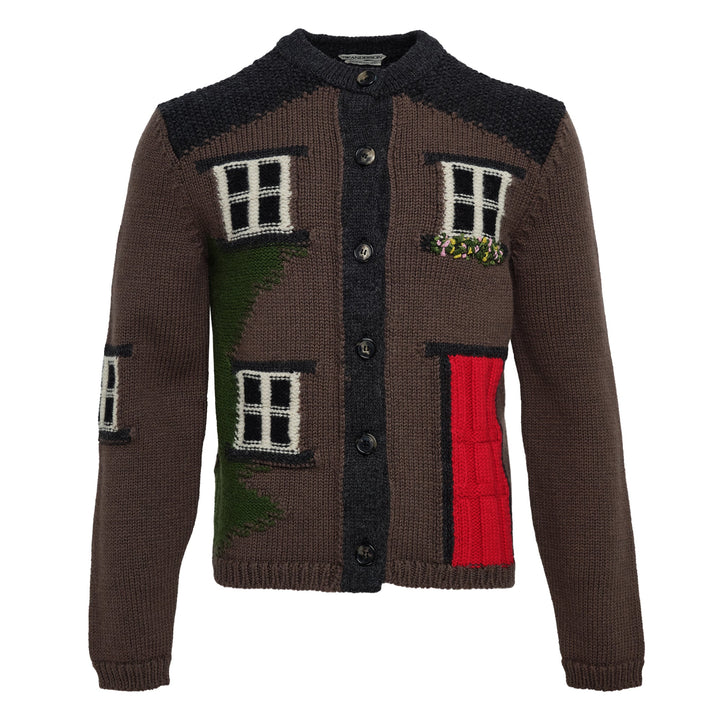 House Polo Cardigan