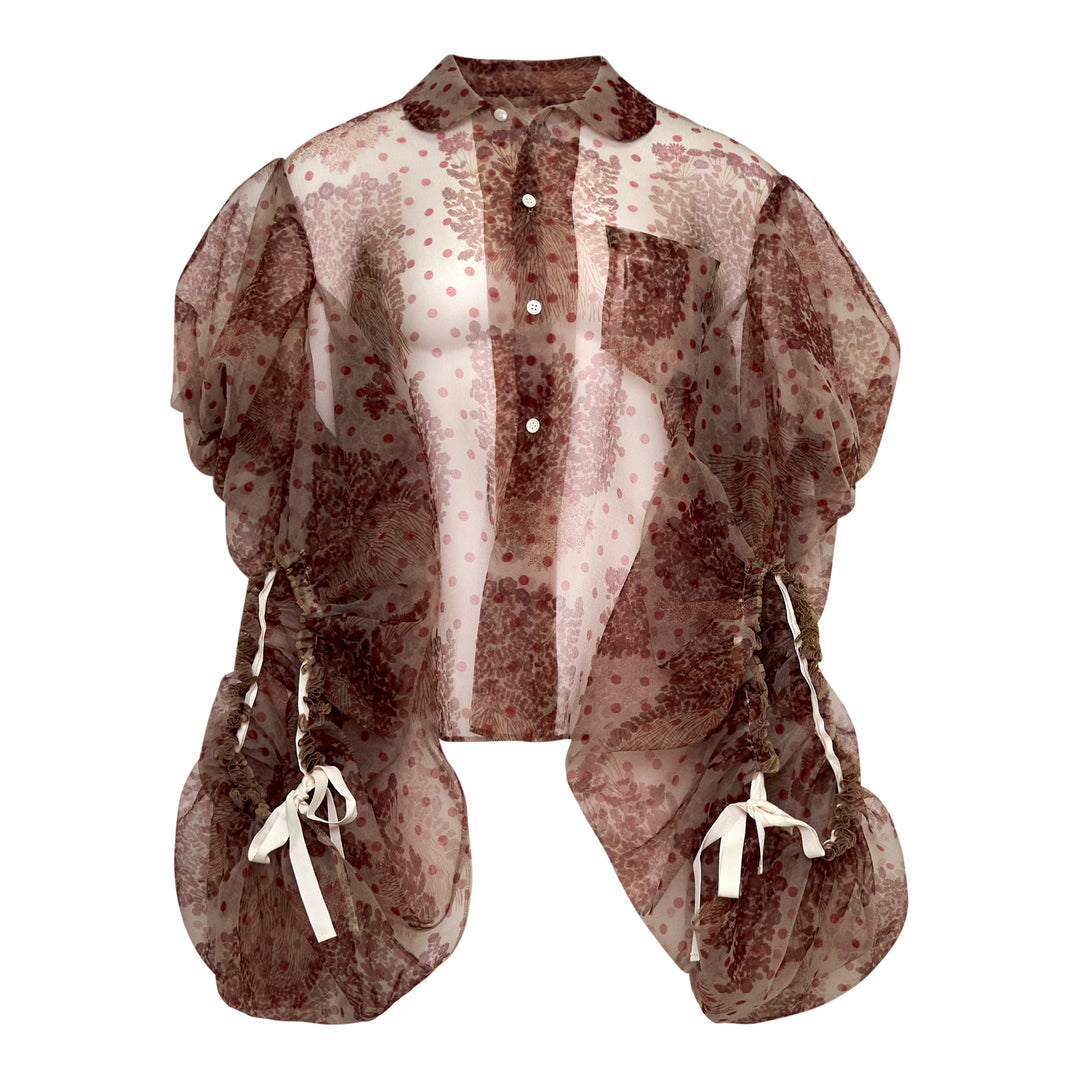 Tao Polyester Printed Organza Blouse – Available at Club 21, Official Retailer in Singapore, Malaysia & Thailand with Global Shipping Online