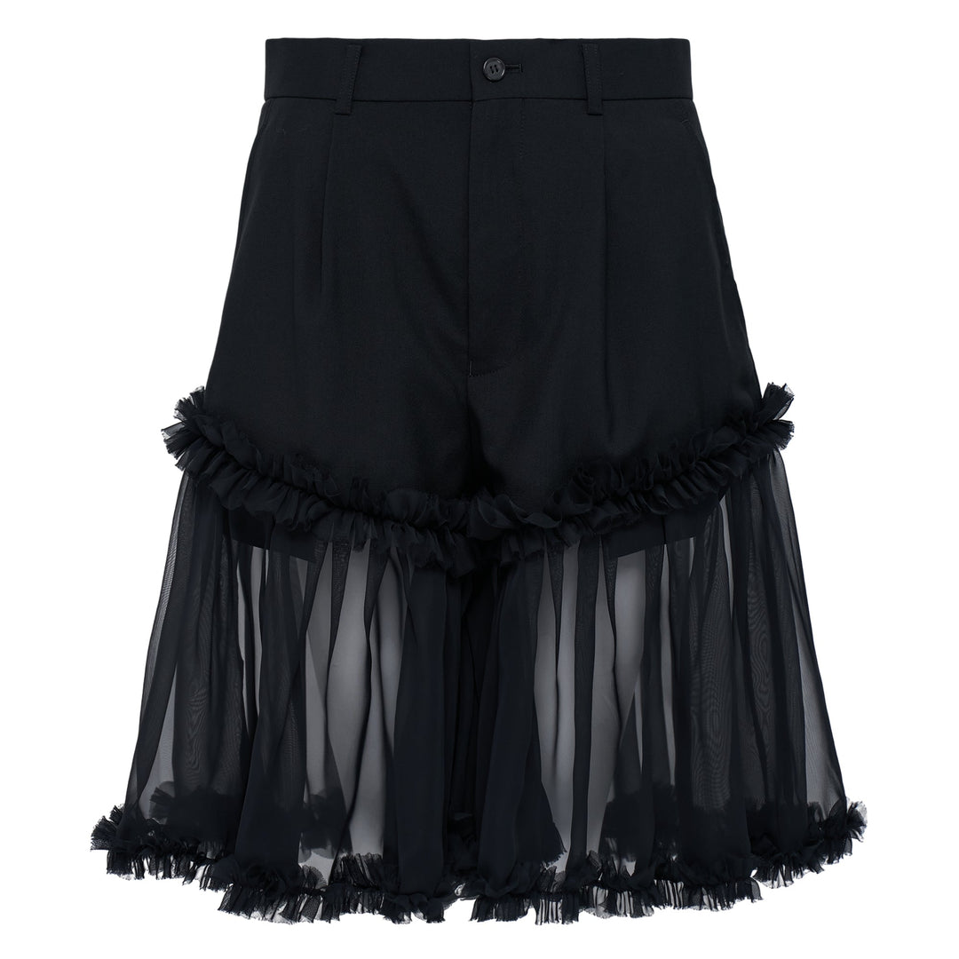 Wool Oxford x Polyester George