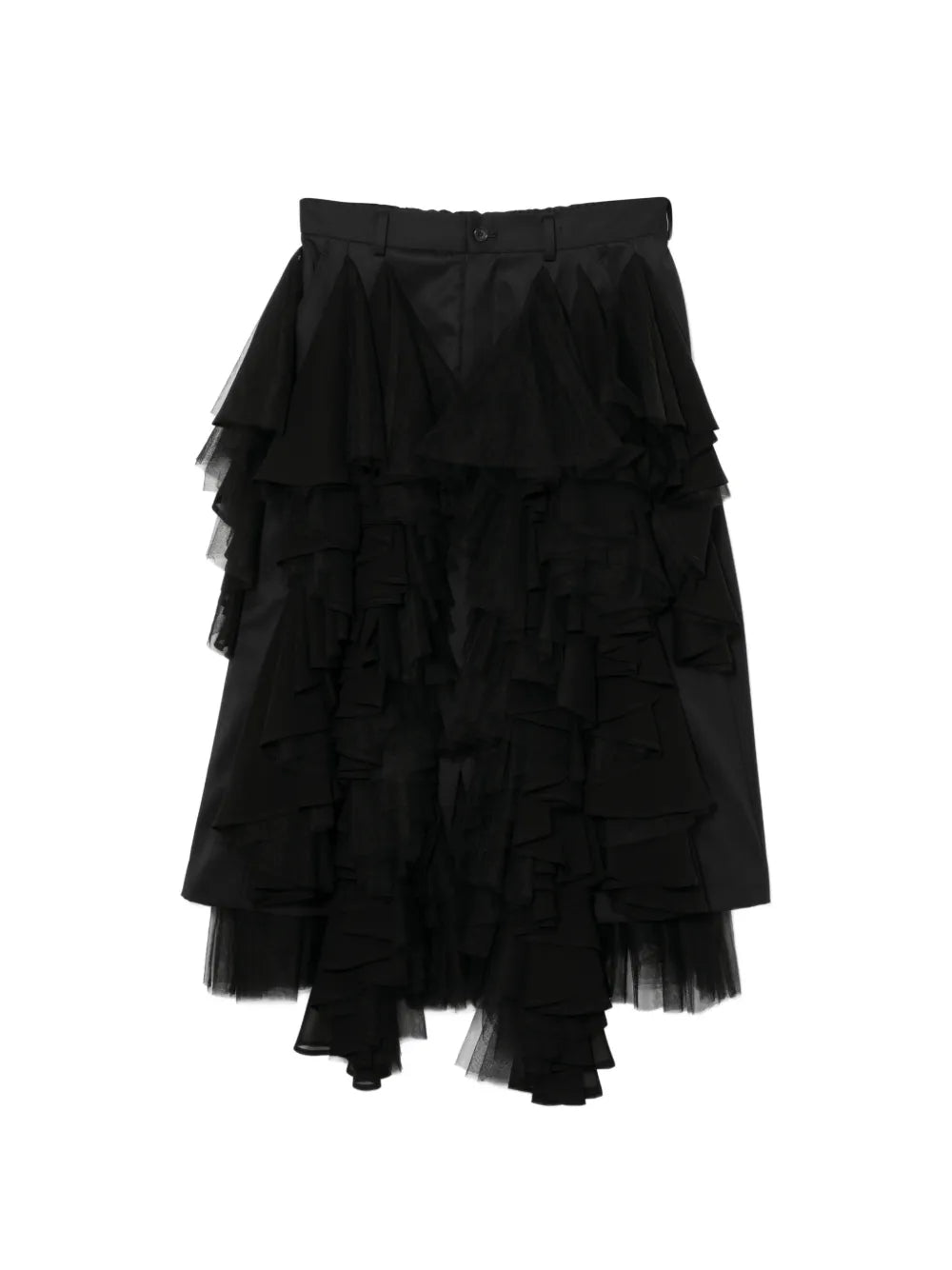 Wool Gabardine x Polyester Skirt