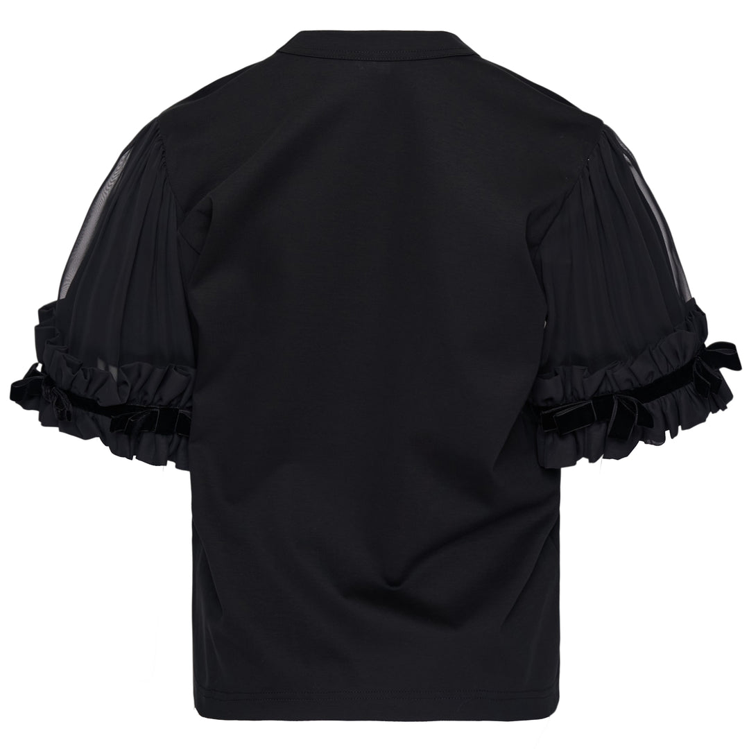 Cotton Ponte x Polyester Top