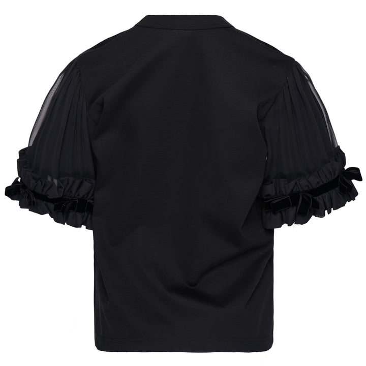Cotton Ponte x Polyester Top