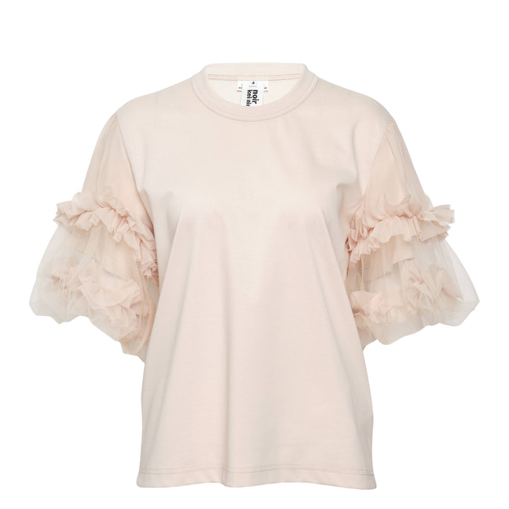 Cotton Ponte x Polyester Top