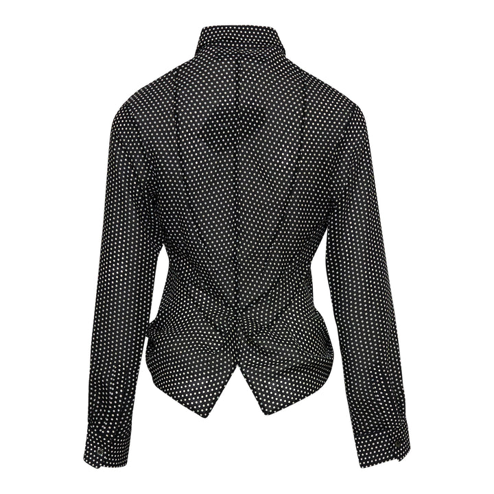 Junya Watanabe Polyester Printed Georgette Blouse – Available at Club 21, Official Retailer in Singapore, Malaysia & Thailand with Global Shipping Online