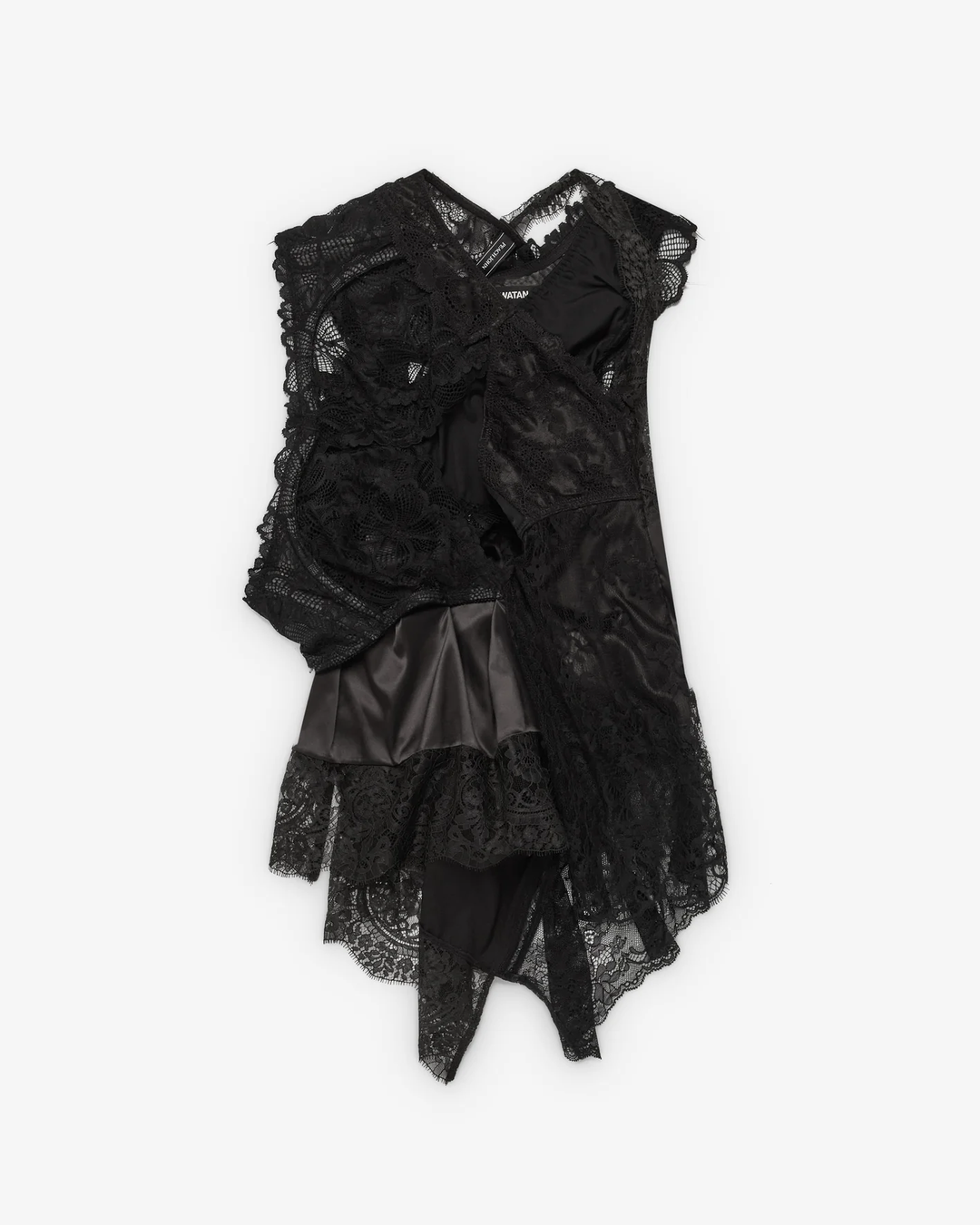 Nylon Stretch x Polyester Lace Top