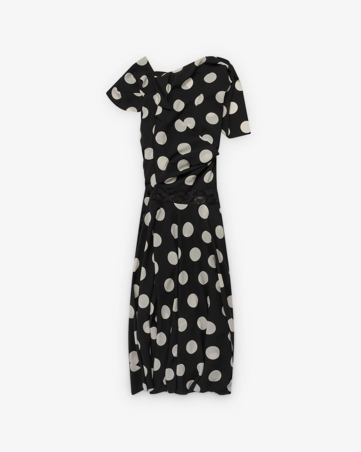 Polka Dot Wrap Dress