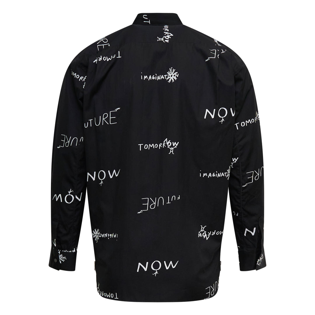 COMME des GARCONS SHIRT All-Over Printed Words Shirt – Available at Club 21, Official Retailer in Singapore, Malaysia & Thailand with Global Shipping Online