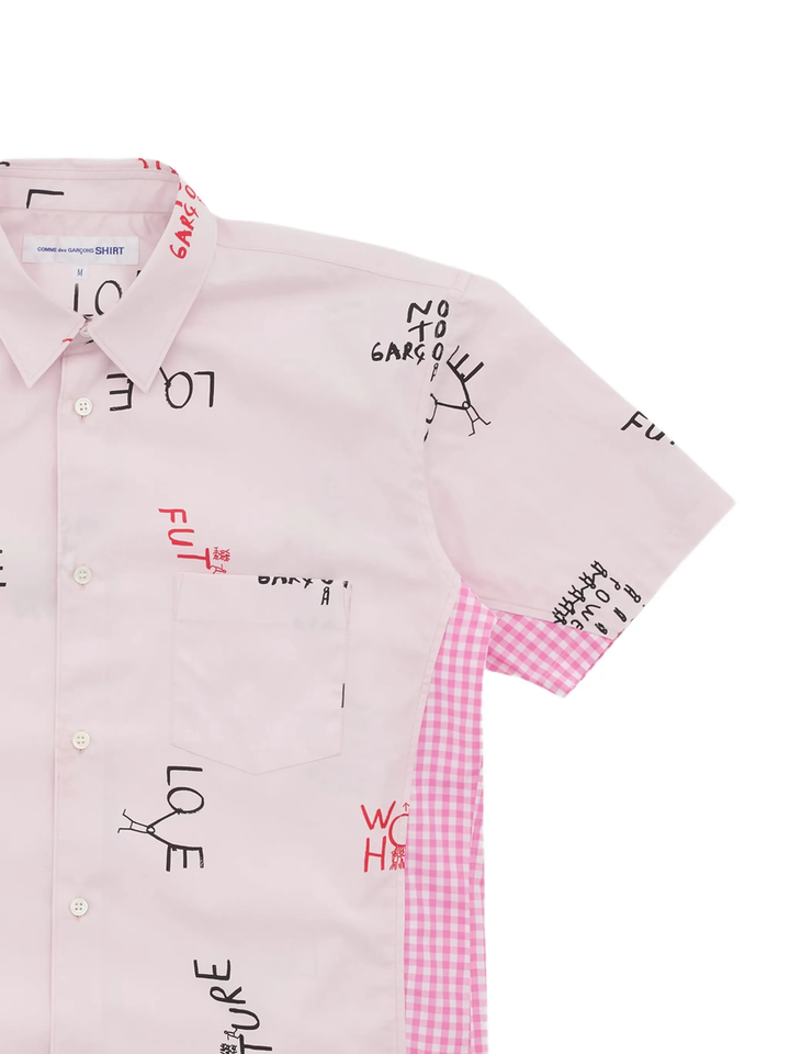 All-Over Words Printed Shirt