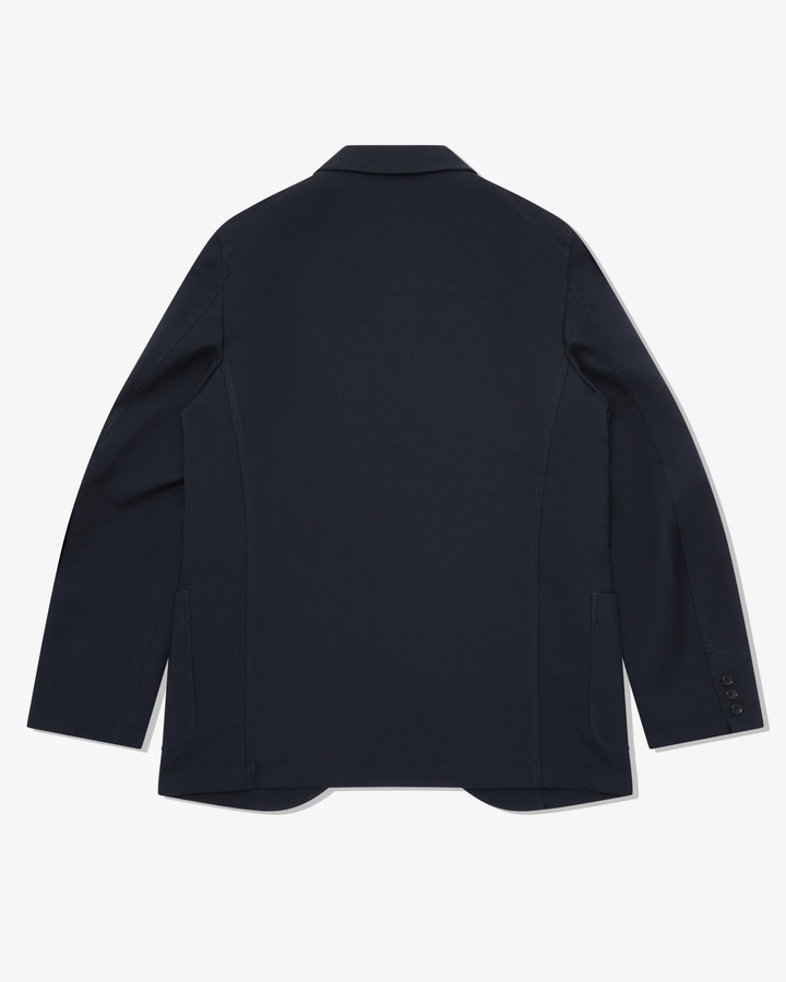 Classic Navy Polyester Blazer