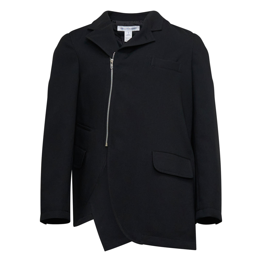 COMME des GARCONS SHIRT Off-Center Front Jacket – Available at Club 21, Official Retailer in Singapore, Malaysia & Thailand with Global Shipping Online