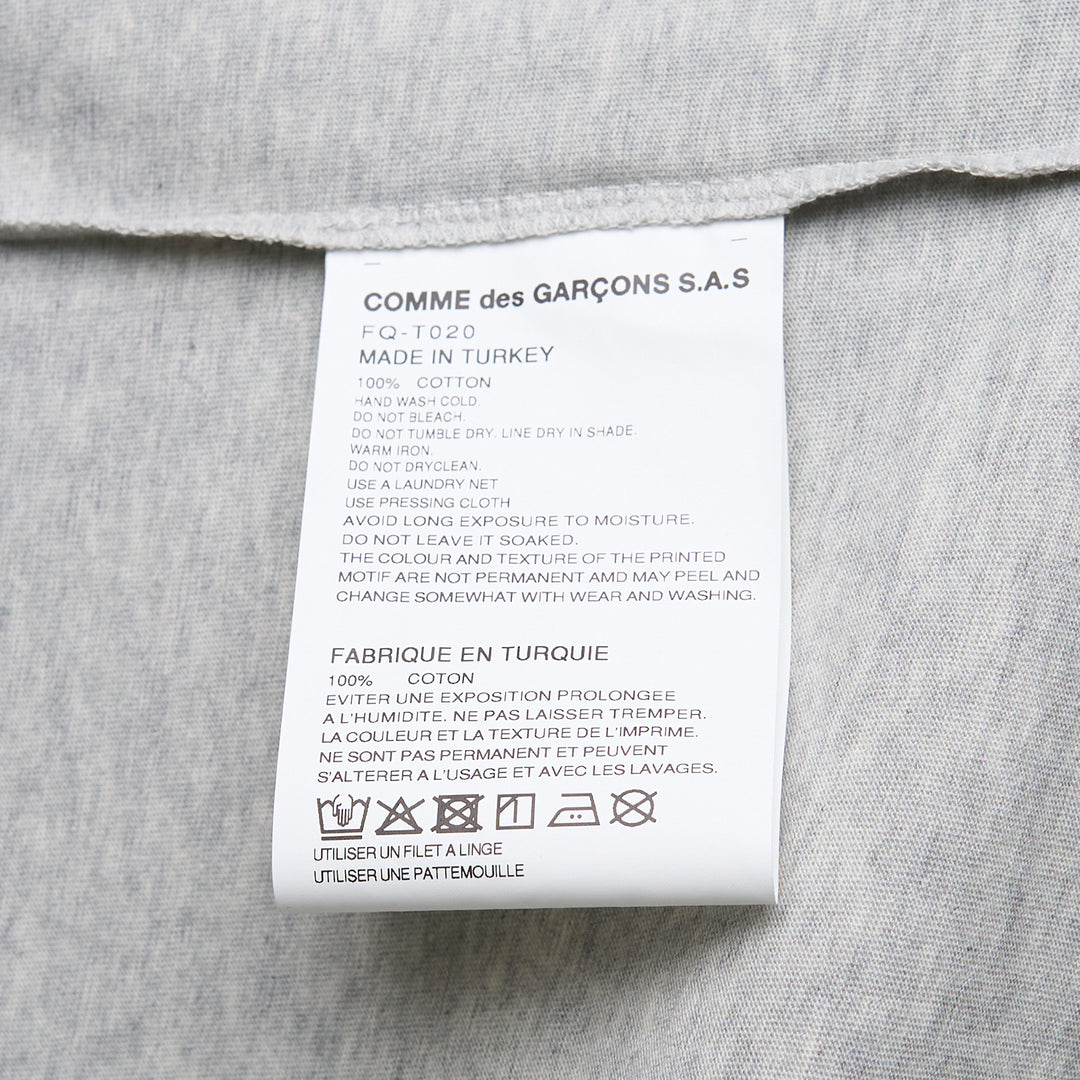 COMME des GARCONS SHIRT Bold Print Tee – Available at Club 21, Official Retailer in Singapore, Malaysia & Thailand with Global Shipping Online