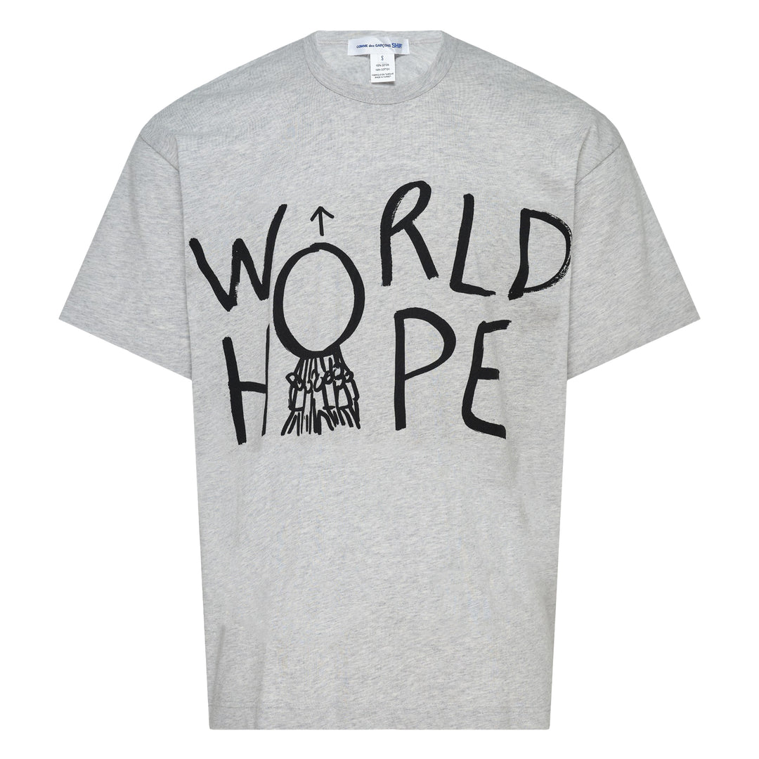 COMME des GARCONS SHIRT Oversized Printed Tee – Available at Club 21, Official Retailer in Singapore, Malaysia & Thailand with Global Shipping Online