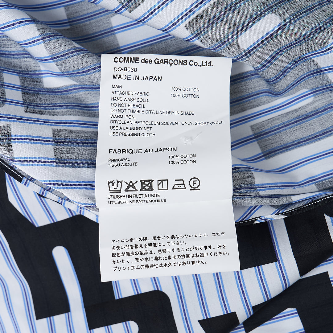 Printed Pattern Long Sleeve Button-Up Shirt