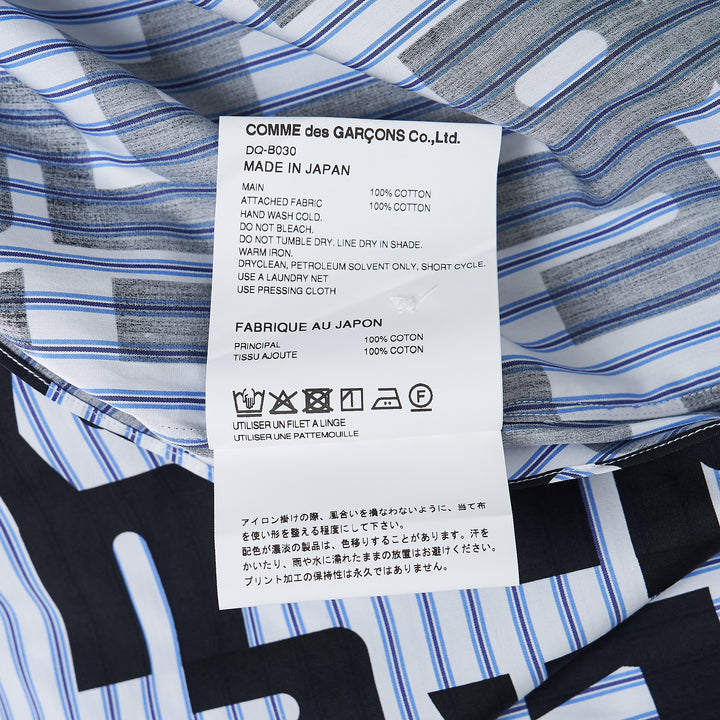 Printed Pattern Long Sleeve Button-Up Shirt