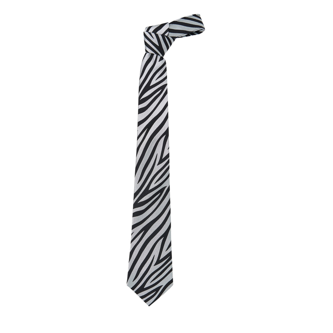 Cow Print Pattern Silk Tie