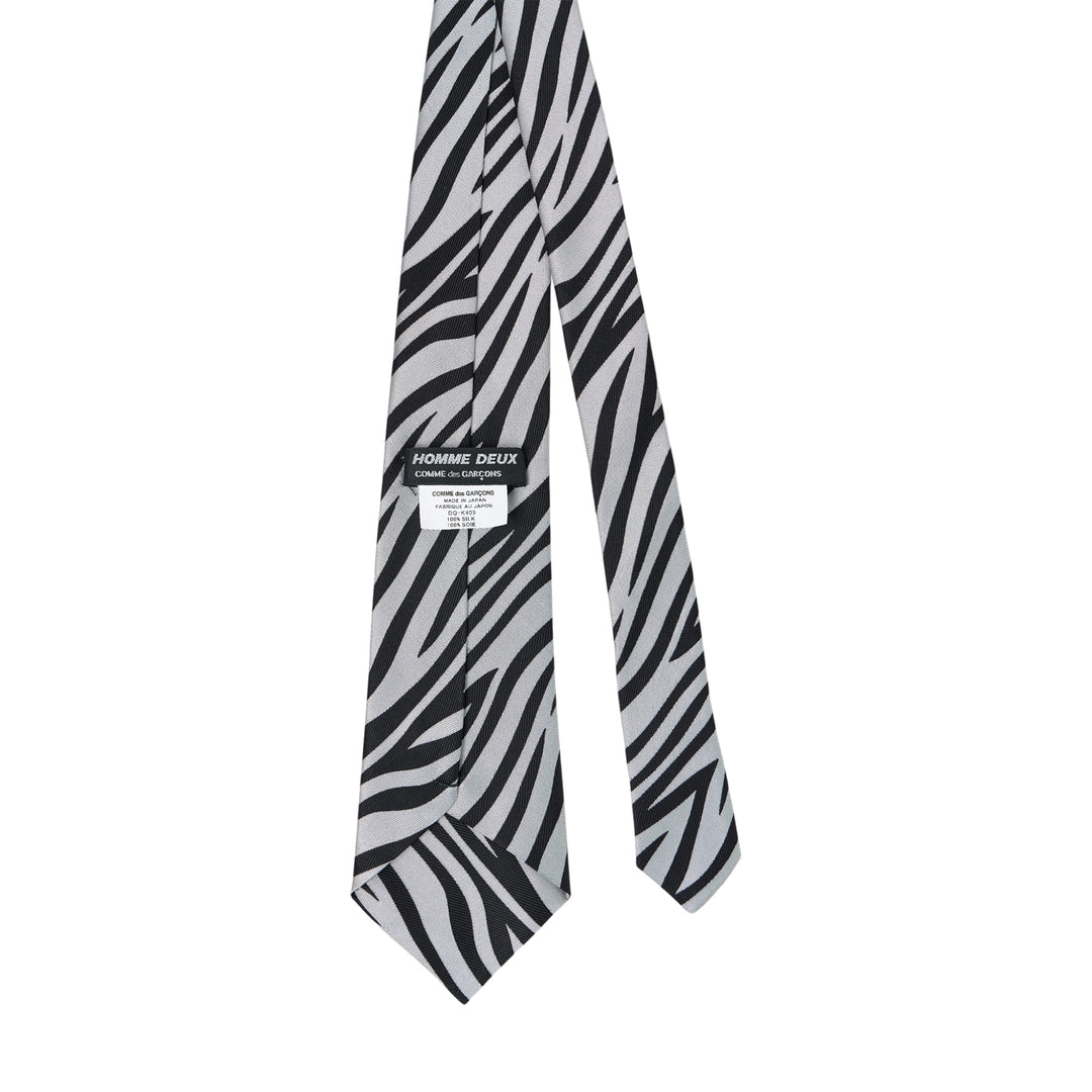 Cow Print Pattern Silk Tie