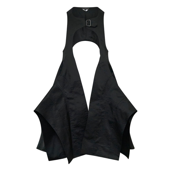 COMME des GARCONS HOMME PLUS Buckle Detail Open Long Vest – Available at Club 21, Official Retailer in Singapore, Malaysia & Thailand with Global Shipping Online