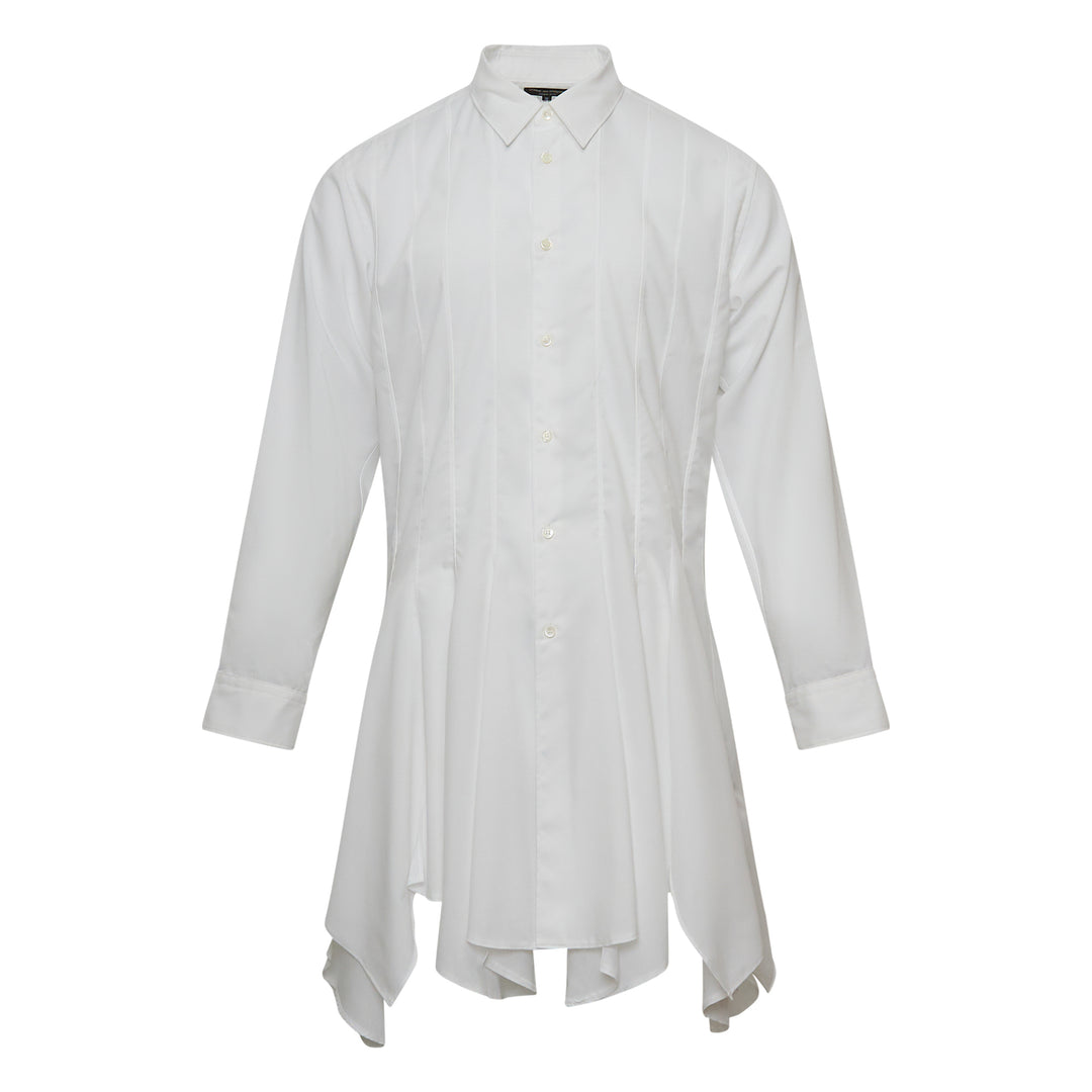 COMME des GARCONS HOMME PLUS Cascading Ruffle Button-Up Shirt – Available at Club 21, Official Retailer in Singapore, Malaysia & Thailand with Global Shipping Online