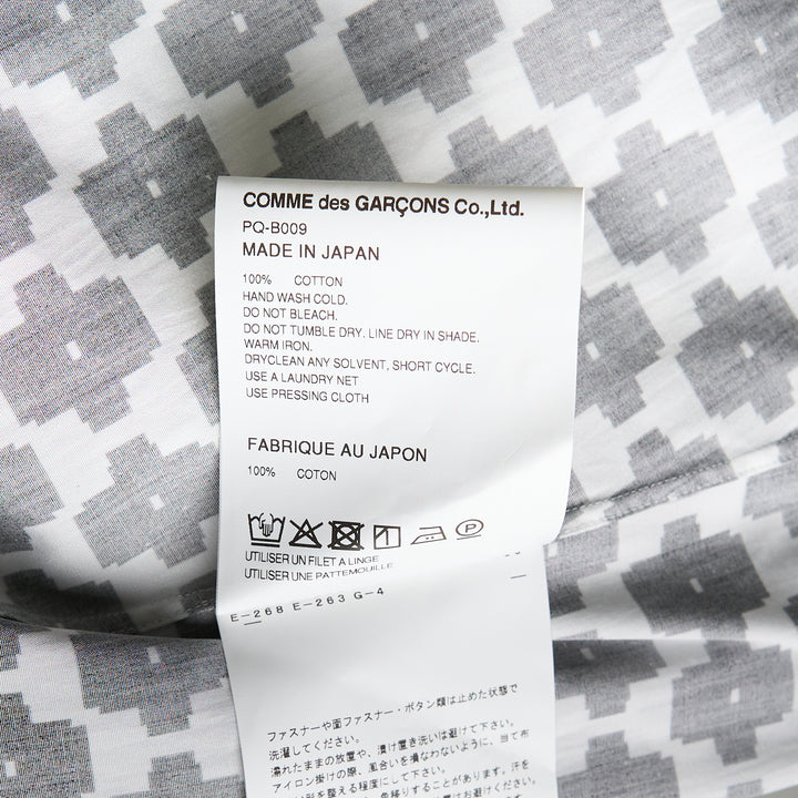 COMME des GARCONS HOMME PLUS Bold Printed Pattern Long Sleeve Button Shirt – Available at Club 21, Official Retailer in Singapore, Malaysia & Thailand with Global Shipping Online