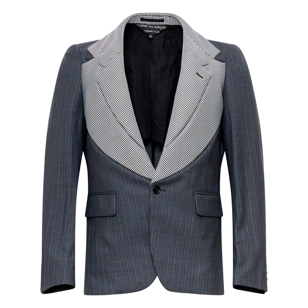 COMME des GARCONS HOMME PLUS Wool Blend Herringbone Blazer – Available at Club 21, Official Retailer in Singapore, Malaysia & Thailand with Global Shipping Online