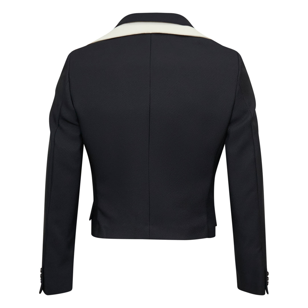 COMME des GARCONS HOMME PLUS Bold Chest Panel Cropped Boxy Jacket – Available at Club 21, Official Retailer in Singapore, Malaysia & Thailand with Global Shipping Online