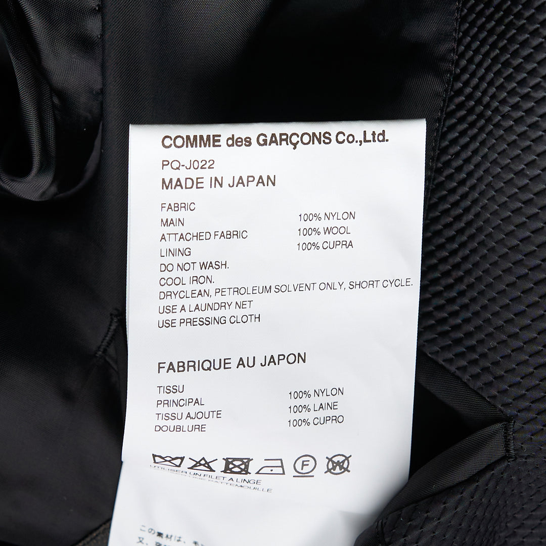 COMME des GARCONS HOMME PLUS Bold Chest Panel Cropped Boxy Jacket – Available at Club 21, Official Retailer in Singapore, Malaysia & Thailand with Global Shipping Online