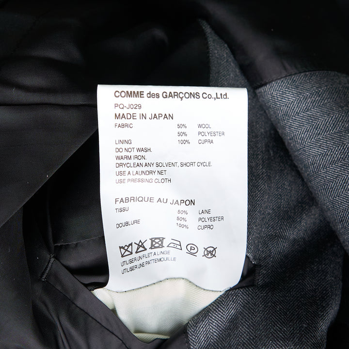 COMME des GARCONS HOMME PLUS Wool Blend Blazer – Available at Club 21, Official Retailer in Singapore, Malaysia & Thailand with Global Shipping Online