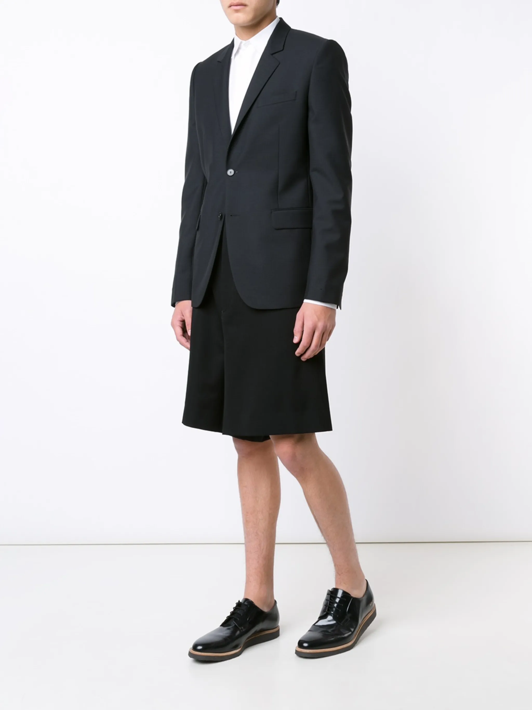 Wool Gabardine Volumized Short