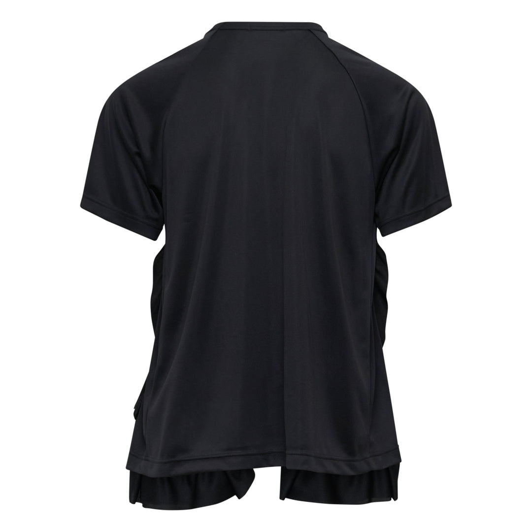 COMME des GARCONS HOMME PLUS Waterfall Ruffled Panel Zip Tee – Available at Club 21, Official Retailer in Singapore, Malaysia & Thailand with Global Shipping Online