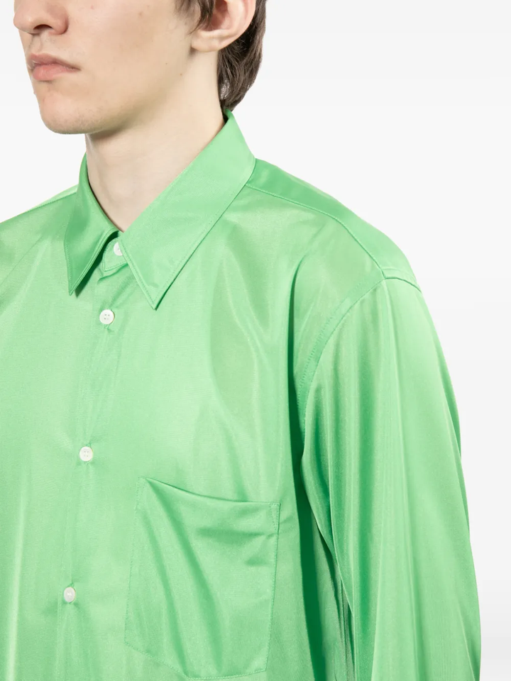 Green Classic Button-Up Shirt