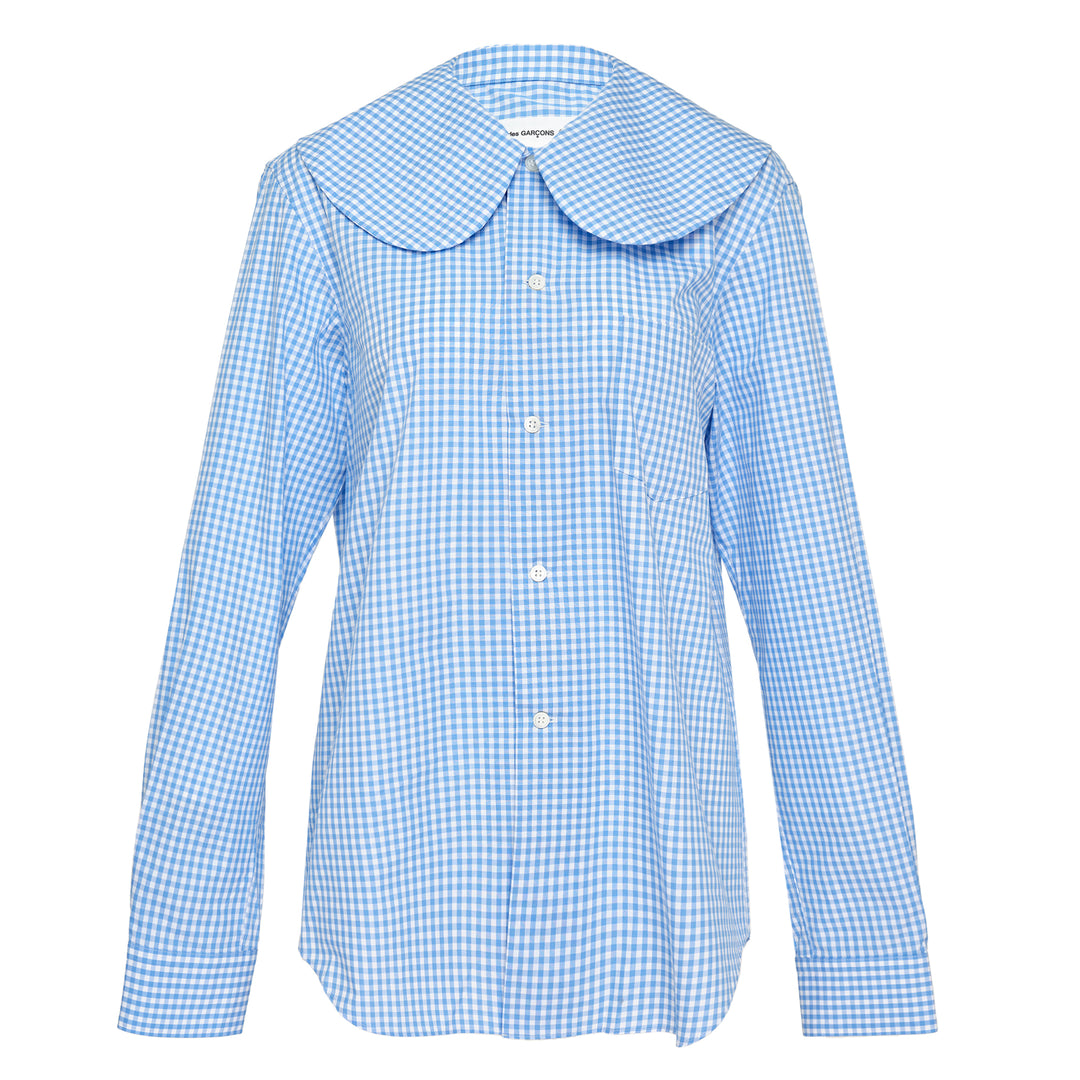 COMME des GARCONS Cotton Poplin Gingham Check Shirt – Available at Club 21, Official Retailer in Singapore, Malaysia & Thailand with Global Shipping Online
