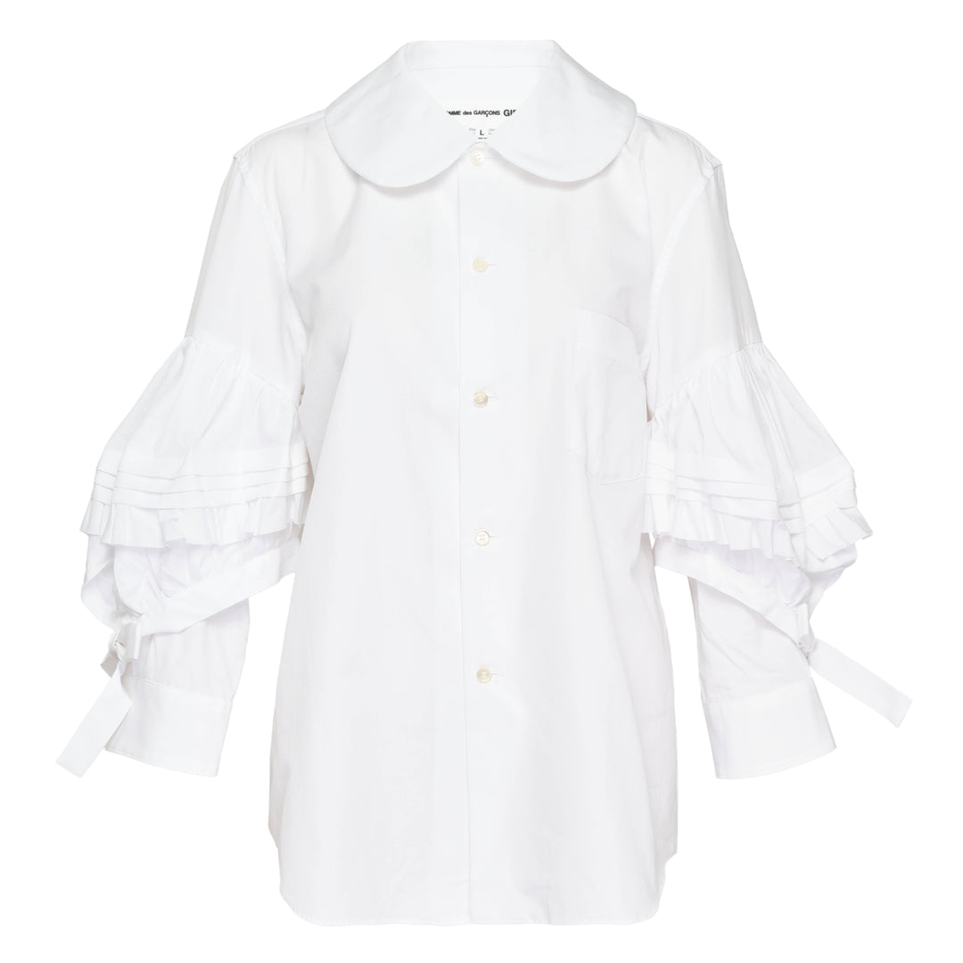 COMME des GARCONS GIRL Cotton Broad Blouse – Available at Club 21, Official Retailer in Singapore, Malaysia & Thailand with Global Shipping Online