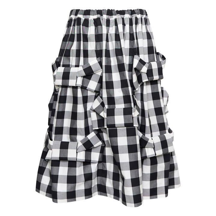 COMME des GARCONS GIRL Cotton Gingham Check Skirt – Available at Club 21, Official Retailer in Singapore, Malaysia & Thailand with Global Shipping Online
