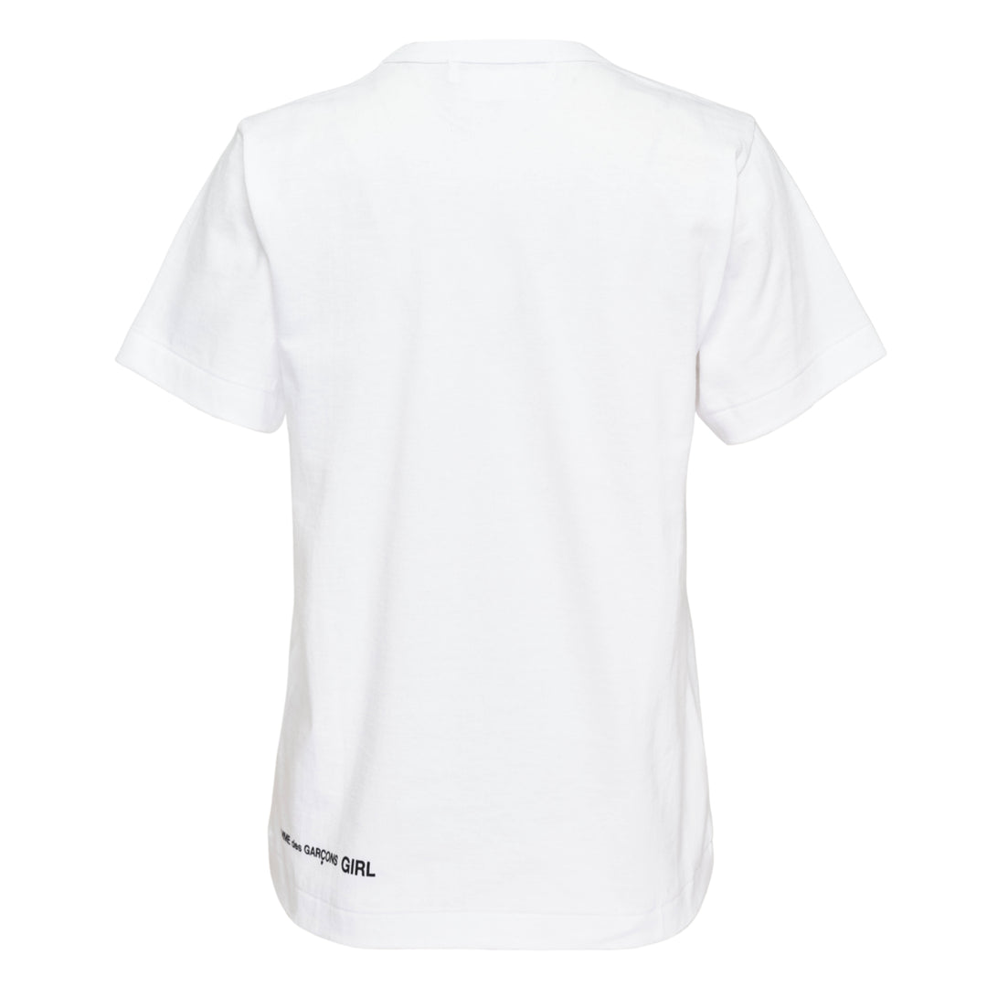 COMME des GARCONS GIRL Cotton Jersey Brett Westfall Print Tee – Available at Club 21, Official Retailer in Singapore, Malaysia & Thailand with Global Shipping Online
