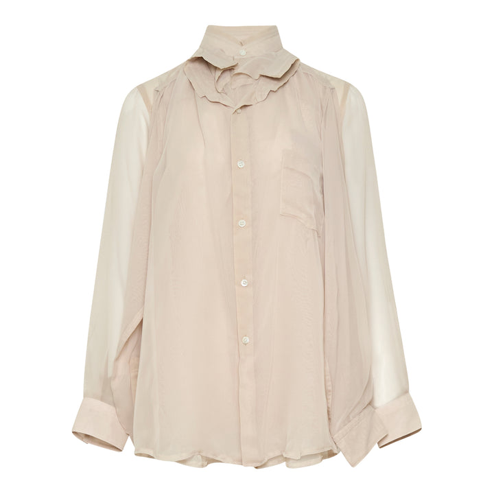 COMME des GARCONS Polyester Georgette Blouse – Available at Club 21, Official Retailer in Singapore, Malaysia & Thailand with Global Shipping Online